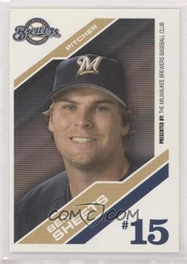 2006 Milwaukee Brewers Team Issue - [Base] #_BESH - Ben Sheets [EX to NM]