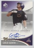 Rookie Authentic Signatures - Carlos Quentin #/399