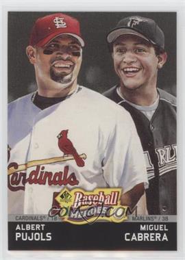 2006 SP Authentic - Baseball Heroes #SPAH-42 - Albert Pujols, Miguel Cabrera