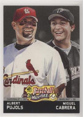 2006 SP Authentic - Baseball Heroes #SPAH-42 - Albert Pujols, Miguel Cabrera [EX to NM]