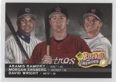2006 SP Authentic - Baseball Heroes #SPAH-61 - Morgan Ensberg, David Wright, Aramis Ramirez