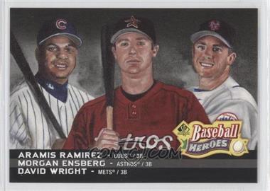 2006 SP Authentic - Baseball Heroes #SPAH-61 - Morgan Ensberg, David Wright, Aramis Ramirez