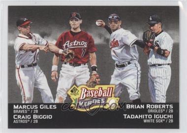 2006 SP Authentic - Baseball Heroes #SPAH-69 - Marcus Giles, Tadahito Iguchi, Brian Roberts, Craig Biggio