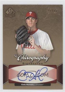 2006 SP Authentic - Chirography #CH-CH - Cole Hamels /75