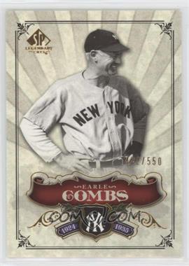 2006 SP Legendary Cuts - [Base] #129 - Earle Combs /550