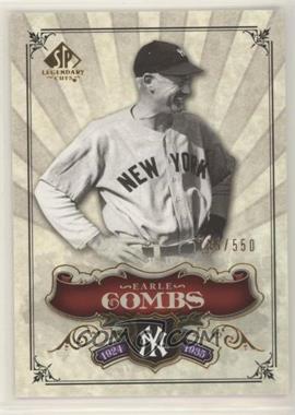 2006 SP Legendary Cuts - [Base] #129 - Earle Combs /550