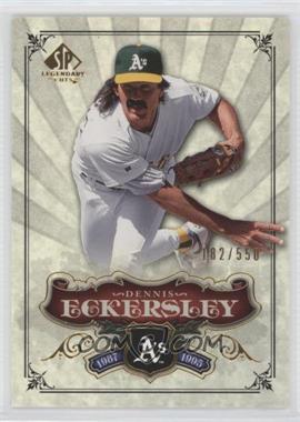 2006 SP Legendary Cuts - [Base] #152 - Dennis Eckersley /550