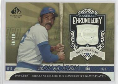 2006 SP Legendary Cuts - Baseball Chronology - Holofoil #BC-BW - Billy Williams /99