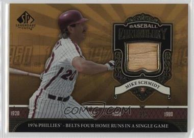 2006 SP Legendary Cuts - Baseball Chronology - Materials #BC-MS - Mike Schmidt