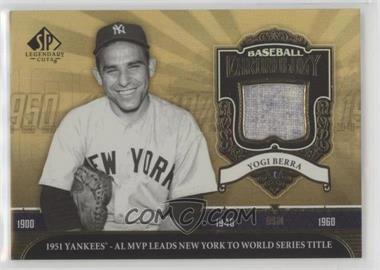 2006 SP Legendary Cuts - Baseball Chronology - Materials #BC-YB - Yogi Berra