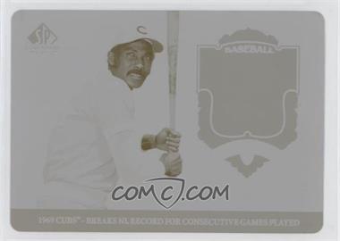 2006 SP Legendary Cuts - Baseball Chronology - Printing Plate Yellow #BC-BW - Billy Williams /1