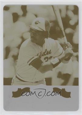 2006 SP Legendary Cuts - Legendary Materials - Printing Plate Yellow #LM-EM - Eddie Murray /1