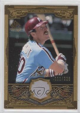 2006 SP Legendary Cuts - Legendary Materials #LM-MS - Mike Schmidt /225