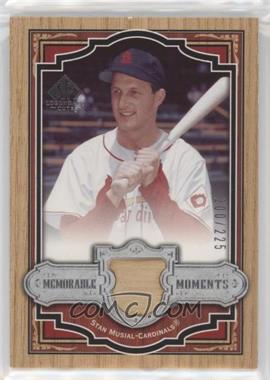 2006 SP Legendary Cuts - Memorable Moments - Swatch #MM-SM - Stan Musial /225