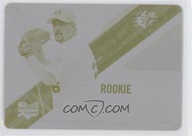 2006 SPx - [Base] - Printing Plate Yellow #152 - Rookie Signatures - Boof Bonser /1