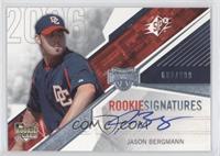 Rookie Signatures - Jason Bergmann #/999