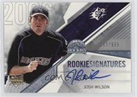 Rookie Signatures - Josh Wilson #/999