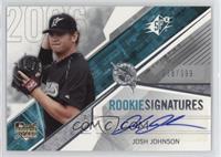 Rookie Signatures - Josh Johnson #/999