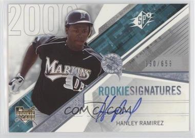 2006 SPx - [Base] #117 - Rookie Signatures - Hanley Ramirez /659