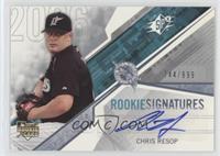 Rookie Signatures - Chris Resop #/999