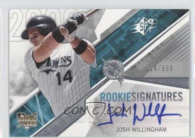 2006 SPx - [Base] #119 - Rookie Signatures - Josh Willingham /999