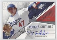 Rookie Signatures - Tim Hamulack #/999