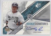 Rookie Signatures - Cody Ross #/999