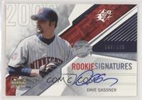 Rookie Signatures - Dave Gassner #/999