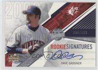 Rookie Signatures - Dave Gassner #/999