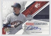 Rookie Signatures - Dave Gassner #/999