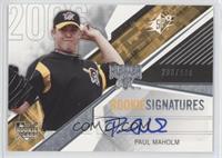 Rookie Signatures - Paul Maholm #/999