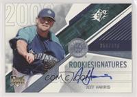 Rookie Signatures - Jeff Harris #/999