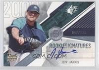 Rookie Signatures - Jeff Harris #/999