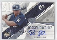 Rookie Signatures - Ben Johnson #/999