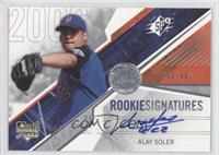 Rookie Signatures - Alay Soler #/499