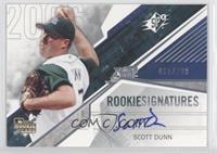 Rookie Signatures - Scott Dunn #/999