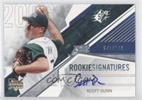 Rookie Signatures - Scott Dunn #/999