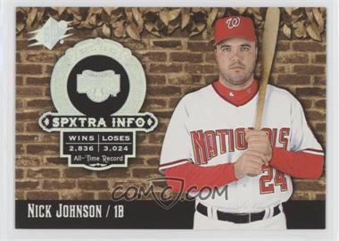 2006 SPx - SPXtra Info #XI-NJ - Nick Johnson