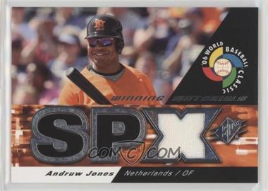 2006 SPx - WBC Winning Materials #WM-AJ - Andruw Jones