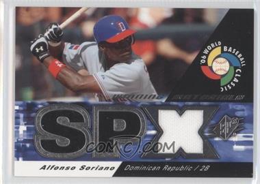 2006 SPx - WBC Winning Materials #WM-AS - Alfonso Soriano