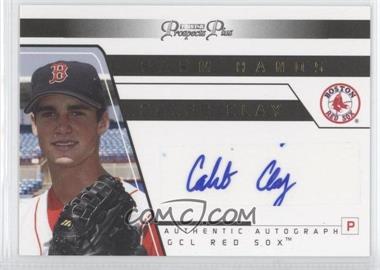 2006 TRISTAR Prospects Plus - Farm Hands Autographs - Gold #FH 12 - Caleb Clay /25