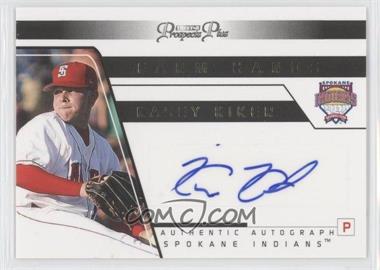 2006 TRISTAR Prospects Plus - Farm Hands Autographs - Gold #FH 26 - Kasey Kiker /25