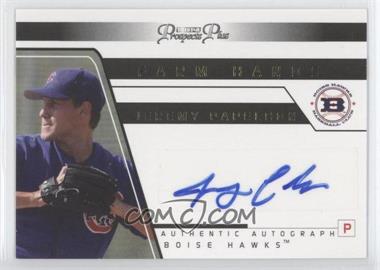 2006 TRISTAR Prospects Plus - Farm Hands Autographs - Gold #FH 35 - Jeremy Papelbon /25