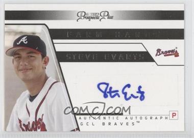 2006 TRISTAR Prospects Plus - Farm Hands Autographs #FH 18 - Steven Evarts