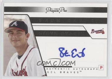 2006 TRISTAR Prospects Plus - Farm Hands Autographs #FH 18 - Steven Evarts