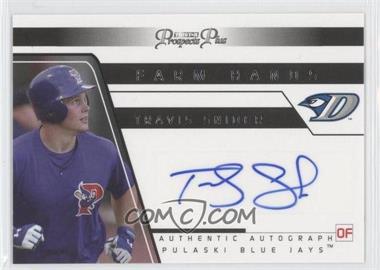 2006 TRISTAR Prospects Plus - Farm Hands Autographs #FH 45 - Travis Snider