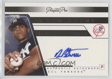 2006 TRISTAR Prospects Plus - Farm Hands Autographs #FH 5 - Dellin Betances