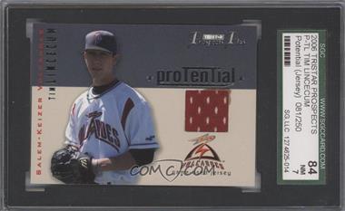 2006 TRISTAR Prospects Plus - Protential - Game Used 250 #P-TL - Tim Lincecum /250 [SGC 84 NM 7]