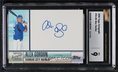 2006 Topps - Autographs #TA-AG - Alex Gordon [CSG 9 Mint]