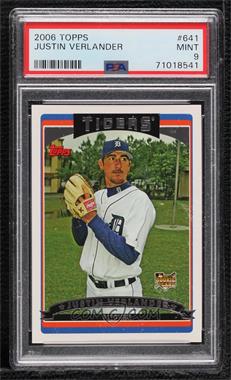 2006 Topps - [Base] #641 - Justin Verlander [PSA 9 MINT]